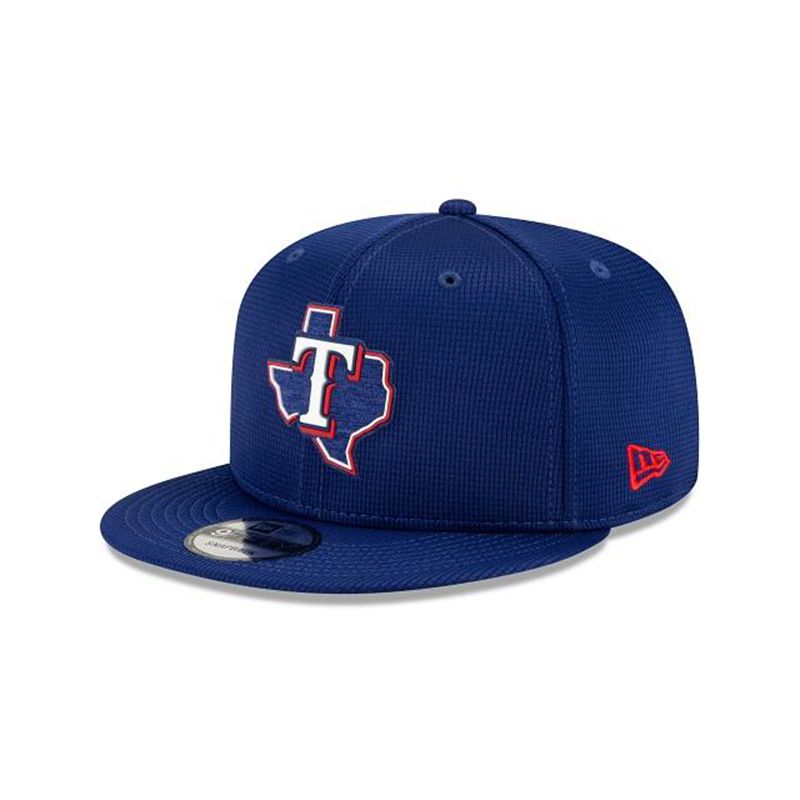 MLB Texas Rangers Clubhouse Collection 9Fifty Snapback (UFX5897) - Blue New Era Caps